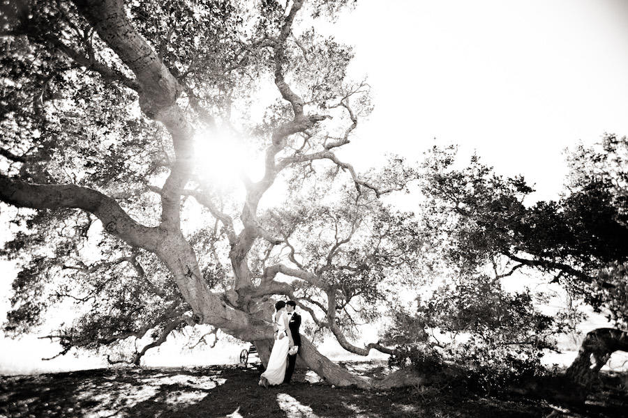 black and white couple outdoor portraits