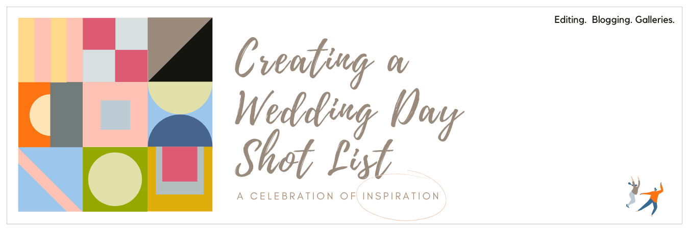 Infographic displaying creating a wedding day shot list