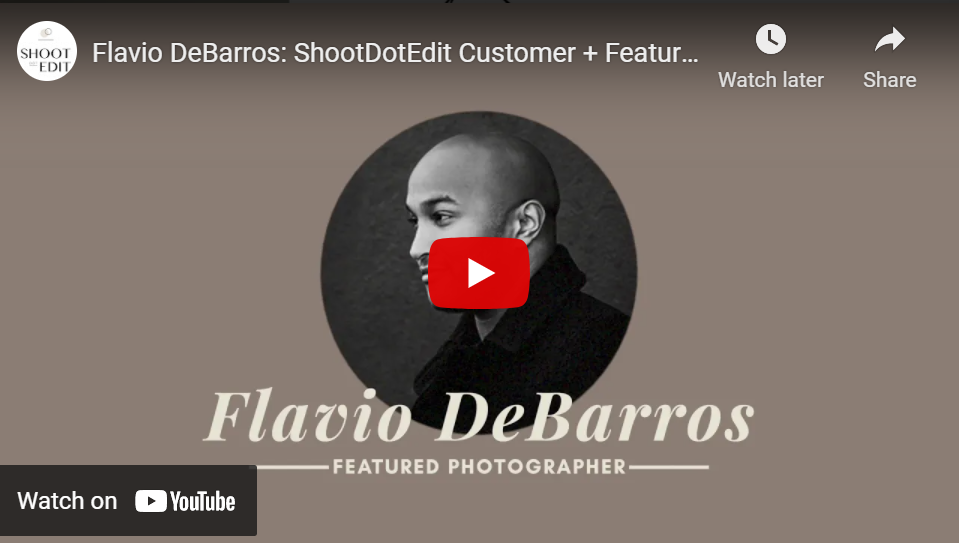 video for flavio debarros black history month feature photographer