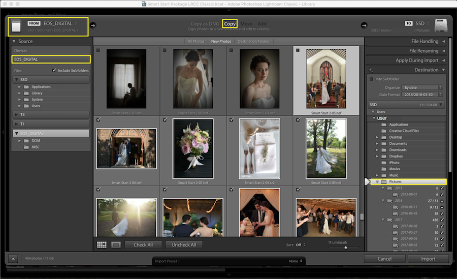 save raw images in lightroom