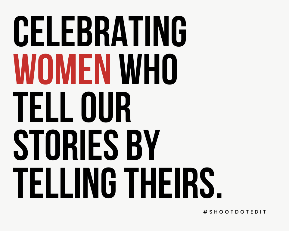 infographic stating celebrating women who tell our stories by telling theirs